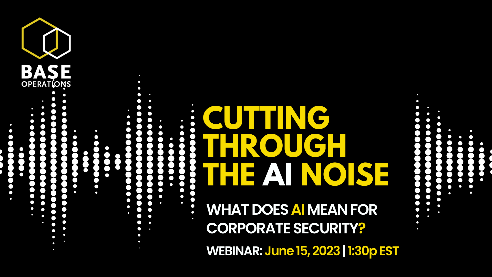 Webinar - AI in Corp Security